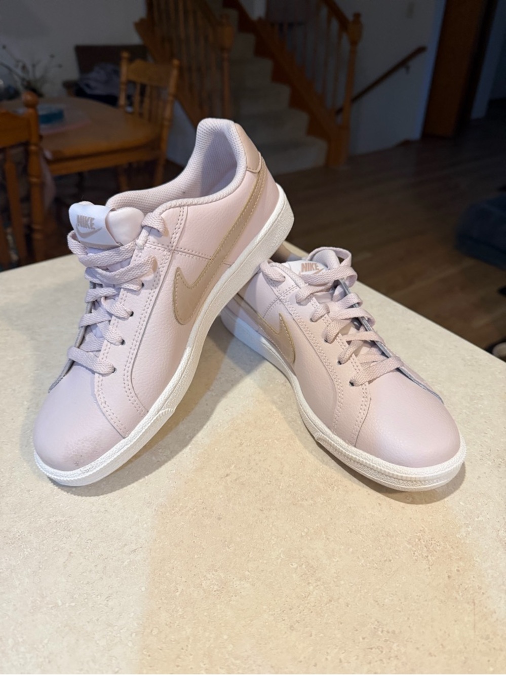 Nike Women's Pastel Pink Low-Top Sneakers size 8.5